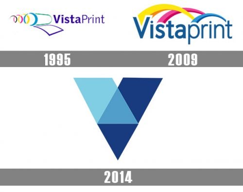 Vistaprint logo histoire