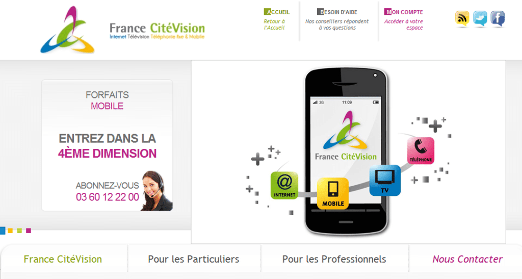 Home Page de France Citévision