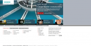 Siemens : Le meilleur site Corporate du monde